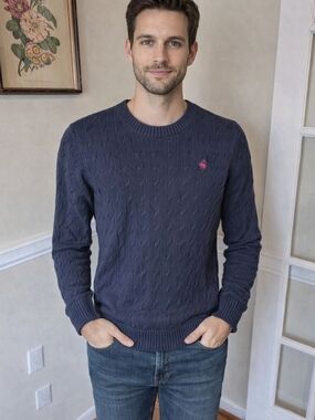 Brooks Brothers 100% Cotton Cable Knit Sweater – Youth XL,men's xs/s , women's m